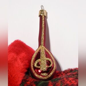 authentic vintage Czech‎ glass ornament